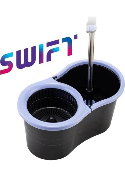 Döner Başlıklı 13L Otomatik Temizlik Seti Mikrofiber, Pratik ve Kullanışlı