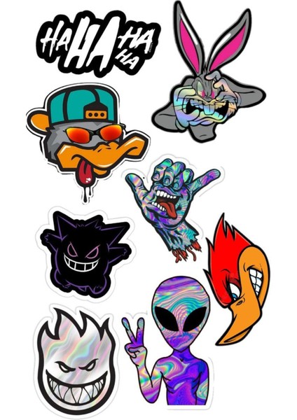Popüler Sticker Telefon Laptop Notebook Tablet Defter Matara Stiker Etiket ST1055