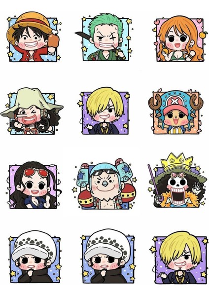 Japon Anime Sticker Telefon Laptop Notebook Tablet Defter Matara Stiker Etiket ST928