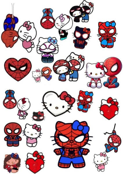 Baby Spiderman Sticker Telefon Laptop Notebook Tablet Defter Matara Stiker Etiket ST729