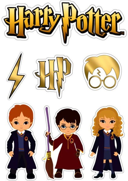 Harry Potter Sticker Telefon Laptop Notebook Tablet Defter Matara Stiker Etiket ST751