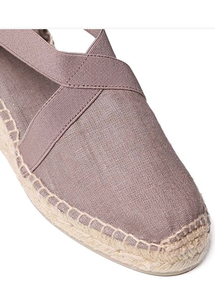 Kadın Sandalet Ter Toni Pons Elactic Linen Taupe indirimleri