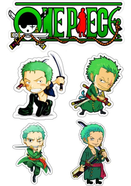 One Piece Sticker Telefon Laptop Notebook Tablet Defter Matara Stiker Etiket ST997