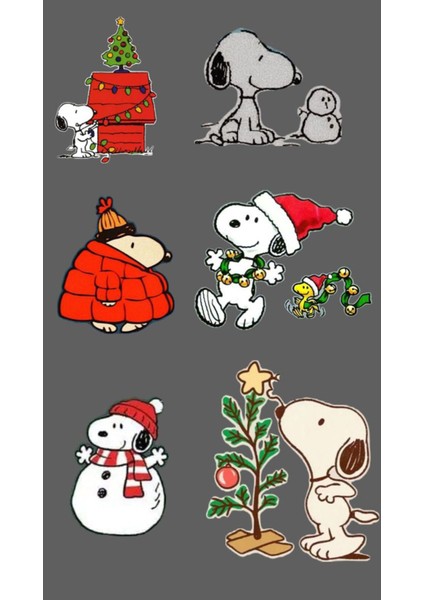Snoopy Sticker Telefon Laptop Notebook Tablet Defter Matara Stiker Etiket ST871