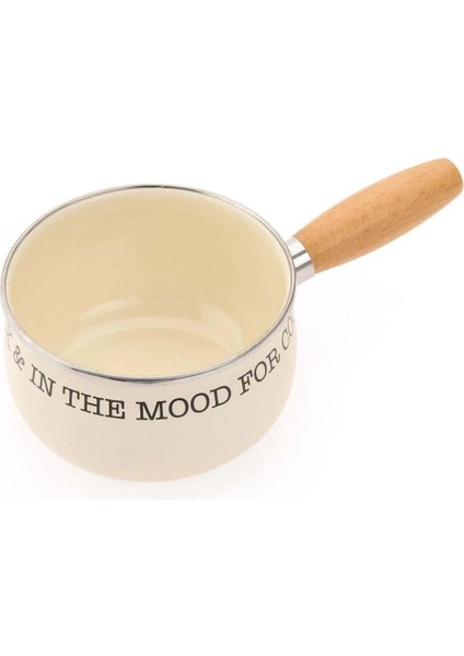 Krem Renk Emaye Sos Tavası 14 Cm, Şık ve Dayanıklı Mutfak Gereci fiyatları