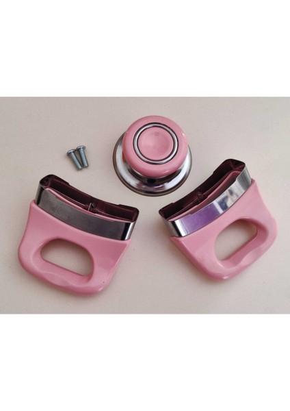 Açık Pembe Tencere Kulp Takımı, Şık ve Kullanışlı Mutfak Aksesuarı