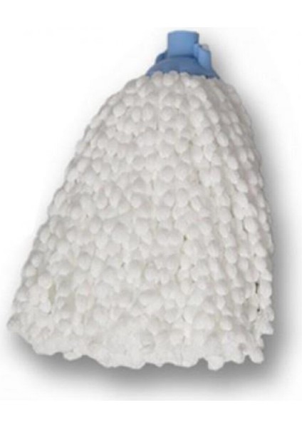 Beyaz Mikrofiber Örgülü Mop, Temizlik Için Pratik ve Etkili Alet