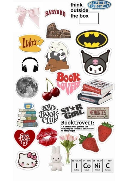 Popüler Sticker Telefon Laptop Notebook Tablet Defter Matara Stiker Etiket ST885