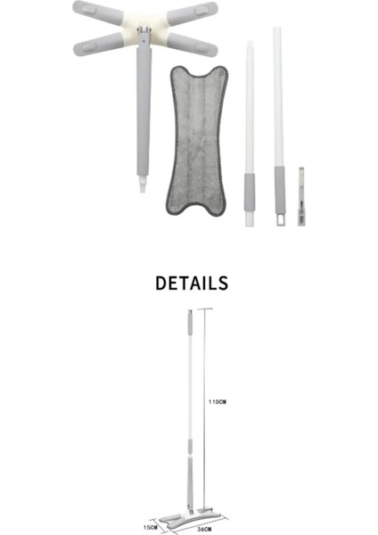 Kendinden Sıkmalı Pratik Temizlik Mop, Kolay ve Hızlı Kullanım fırsatları