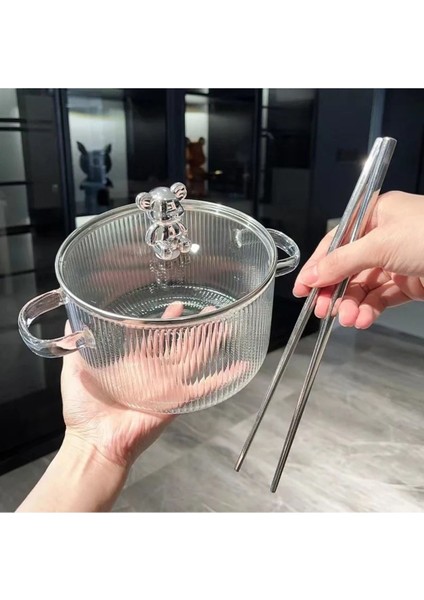 Turuncu 1,5l Isıya Dayanıklı Borosilikat Cam Tencere Mutfak Pişirme fiyatları