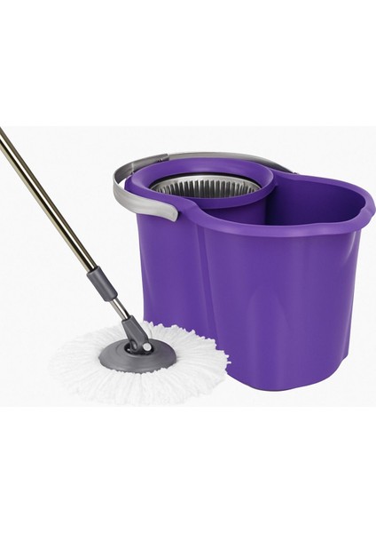 Mor Spin Mop Döner Başlıklı Temizlik Seti, Kolay ve Pratik Kullanım Sağlar. fiyatları