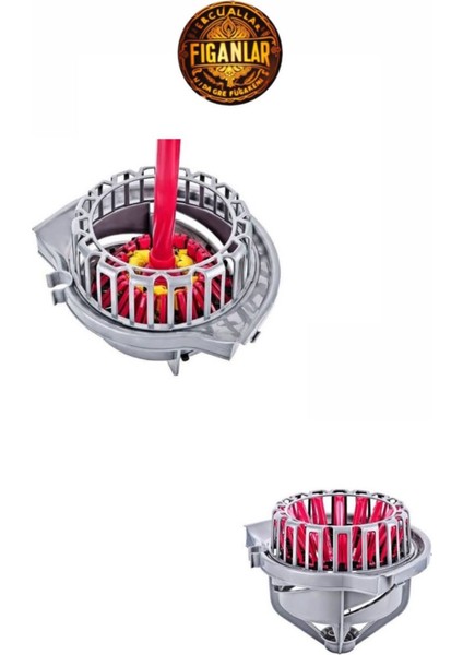 Kırmızı Cameon Sıkma Aparatı ve Temizlik Kovası Yedek Seti, 1 Adet