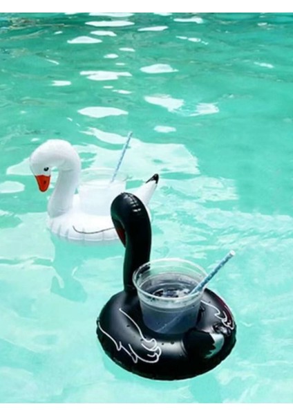Beyaz Kuğu Havuz Oyuncağı ve Bardak Tutucu, Eğlence ve Konfor Bir Arada indirimleri