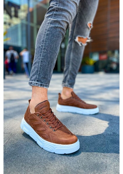 J105 Cronus Ortopedik Taban Günlük Cilt Erkek Sneaker Spor Ayakkabı Cbt Taba fiyatları
