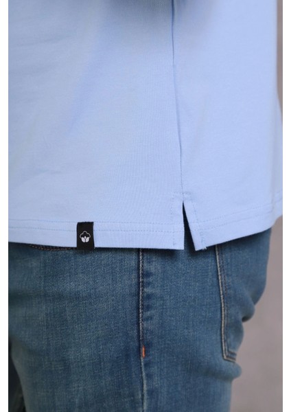Erkek Slim Fit Pamuklu Yumuşak Doku Nefes Alan Kumaş Yakalı Tişört fiyatları