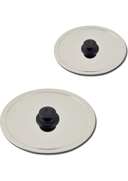 Gri 28 cm Balık Tava Kapak, 2'li Set, Dayanıklı ve Şık Tasarım fiyatları