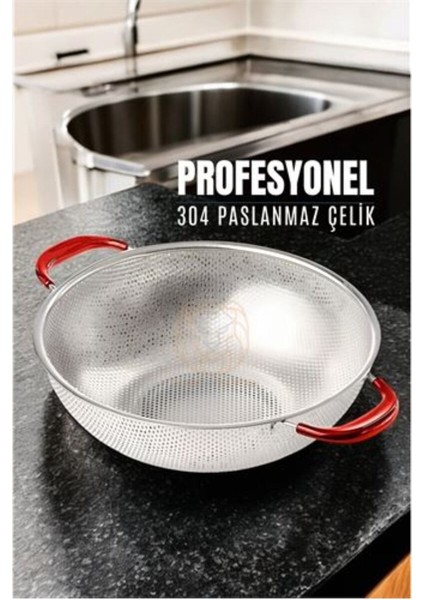 Paslanmaz Çelik Yuvarlak Süzgeç, Dayanıklı ve Güzel Tasarım