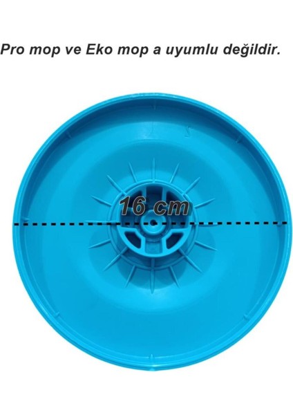 Turkuaz Döner Başlıklı Mop Yedek Disk, Set Için Uygun, Yuvarlak Disk Kısmı fiyatları