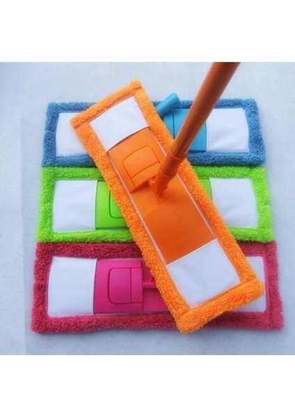 40CM Peluş ve Mikrofiber Mop Seti, Yedekli Temizlik Aracı