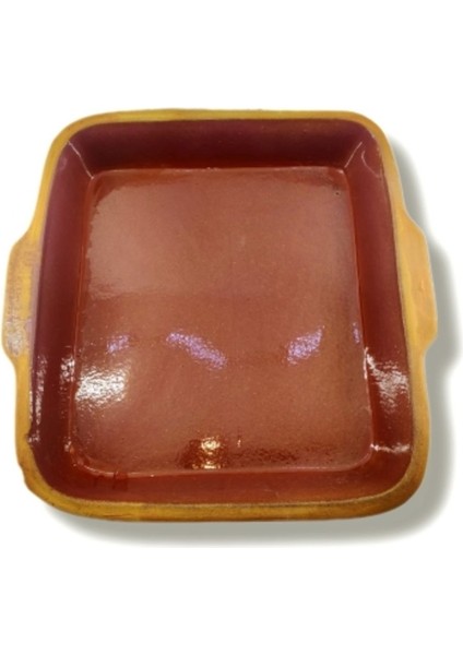 Kare Toprak Borcam, Kahverengi, Dayanıklı ve Şık Mutfak Ürünü