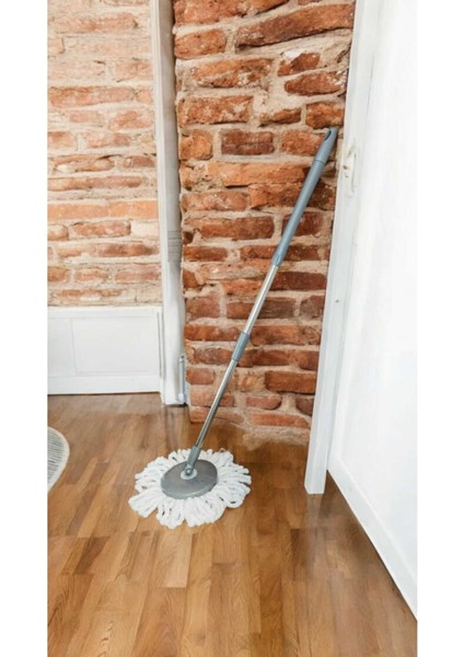 Gri Uyumlu Sap ve Yedek Mop Seti, Tüm Kovalara Kolayca Uyum Sağlar modelleri