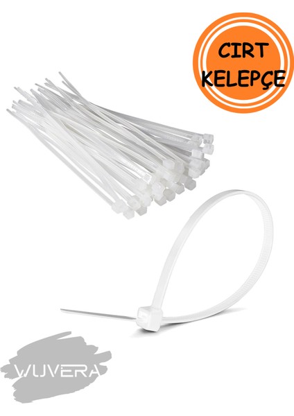 3,6 x 150 mm Beyaz Cırt Kelepçe – Pratik ve Güvenli Sabitleme Çözümü fiyatları