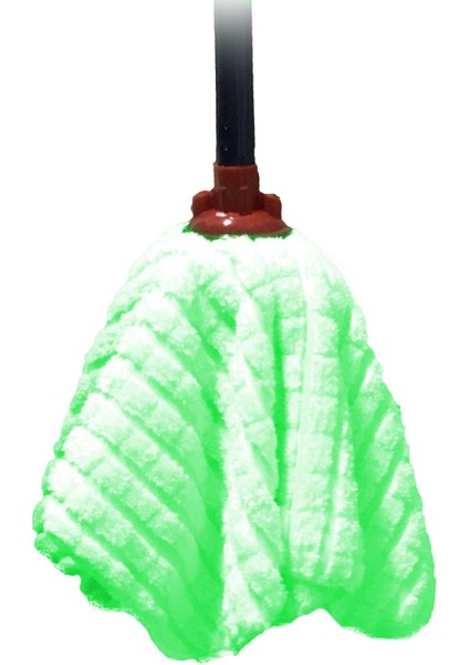 Yeşil Mikrofiber Kalın Dokulu Havlu Mop, Temizlikte Güçlü ve Hafif Performans