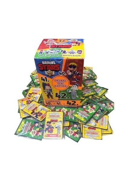 Winky Brawl Star Bomba Seri Oyun Kartı 25 Paket 50 Kart 40-41-42. Seri fiyatları