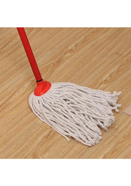 Dar Uçlu Ipli Püsküllü Mop Ucu, Vidalı Saplara Uyumlu, Temizlik Için Mükemmel Seçim