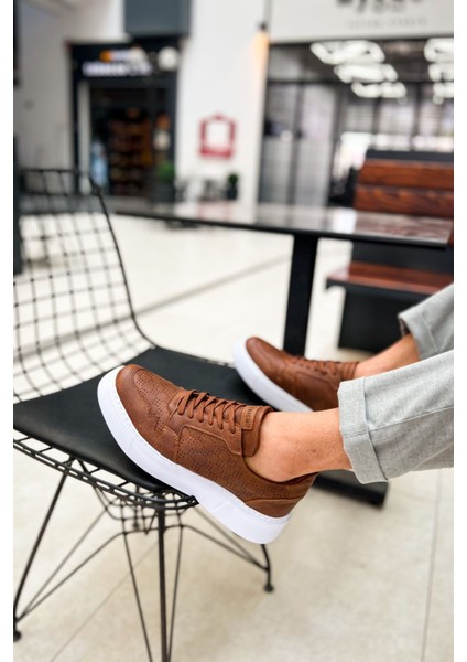 J153 Oxford Ortopedik Taban Günlük Cilt Erkek Sneaker Spor Ayakkabı Cbt Taba fırsatları