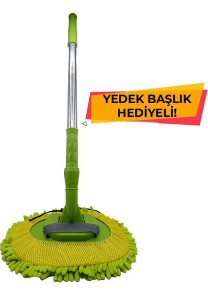 Araç Temizlik Mop Başlığı ve Yedek Seti, Hediye ile Temizlik Kolaylığı