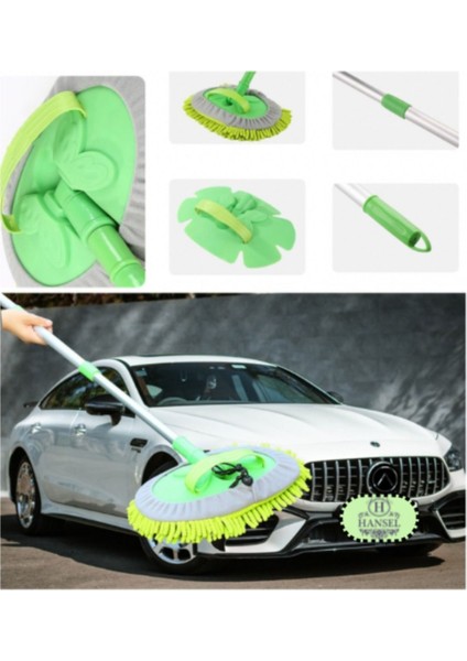 Yüksek Yoğunluklu Şönil Oto Yıkama Mopu, Parlak ve Temiz Araçlar Için Ideal