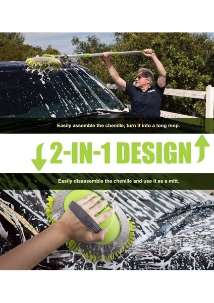 Yüksek Yoğunluklu Şönil Oto Yıkama Mopu, Parlak ve Temiz Araçlar Için Ideal fırsatları