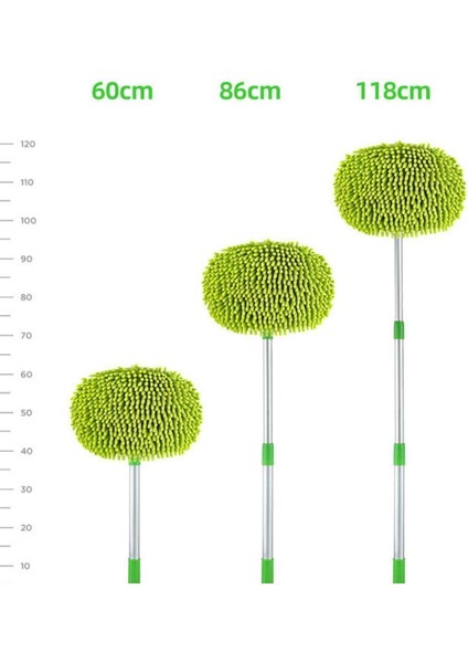 Yüksek Yoğunluklu Şönil Oto Yıkama Mopu, Parlak ve Temiz Araçlar Için Ideal