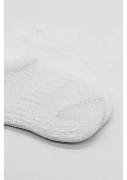 2'li Sneakers Kaymaz Basic Penye Çorap BS20103 Beyaz Beyaz fırsatları