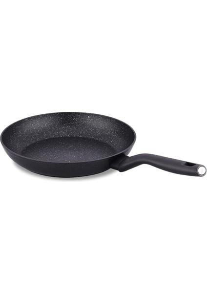 24X4 cm Siyah Granit Tava - Sağlıklı ve Dayanıklı Pişirme Gereci