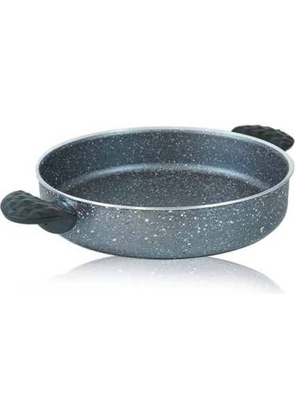 Gri Granit Basık Tencere Ela No:28, Dayanıklı ve Şık Mutfak Gereçleri fiyatları