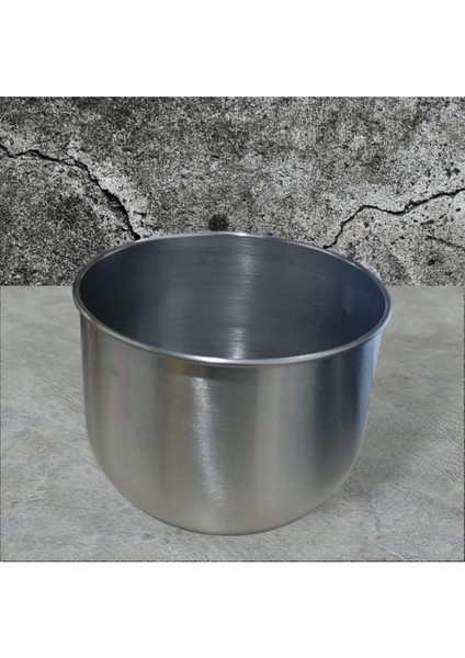 Paslanmaz Çelik Mayonez Tenceresi 19 cm Çap, 14 cm Yükseklik, Dayanıklı ve Şık Tasarım