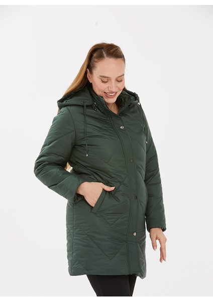 Yeşil Kadın Mont 22KSL6008 modelleri