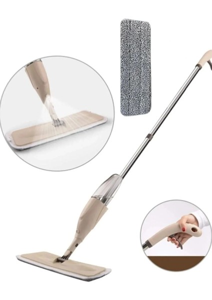 Sprey Mop, Su ve Deterjan Hazneli, Mikrofiber Bezli, 3 Yedek Bezli, Beyaz fiyatları