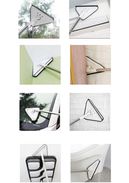 Çift Bezli Üçgen Mop ve Teleskopik Toz Alma Aparatı Seti fiyatları