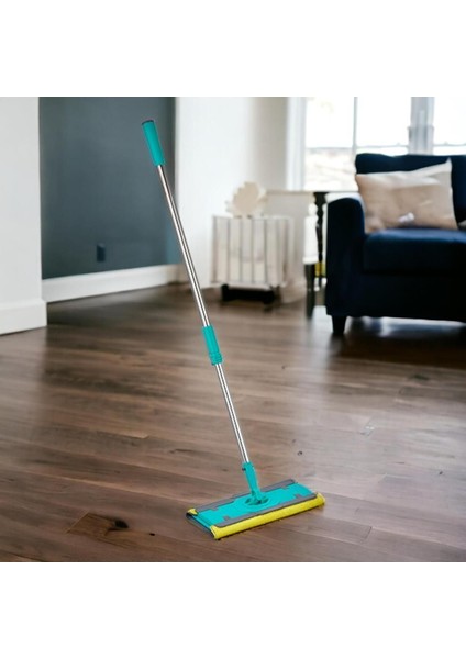 Döner Saplı Mikrofiber Yüzey Temizleme Mop, Uzayabilen ve Değiştirilebilir Uzunluk indirimleri