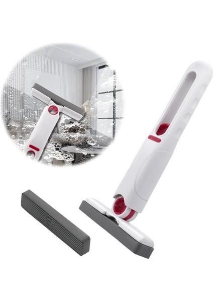 Mini Taşınabilir Çok Amaçlı Kendinden Sıkmalı Temizlik Mop, Kullanışlı ve Şık Beyaz Renkli modelleri