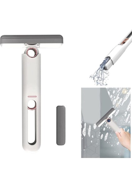 Mini Taşınabilir Çok Amaçlı Kendinden Sıkmalı Temizlik Mop, Kullanışlı ve Şık Beyaz Renkli indirimleri