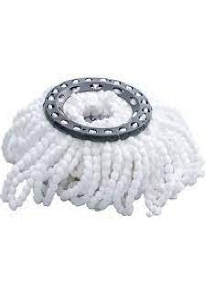 3'lü 360° Döner Yuvarlak Mikrofiber Paspas Ucu, Beyaz, Yedekli fiyatları