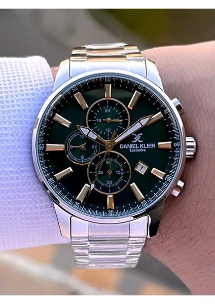 Çelik Kordon Kronometreli Kadran Tasarımı 3 Atm Suya Dayanıklı Erkek Kol Saati 10602.10 modelleri