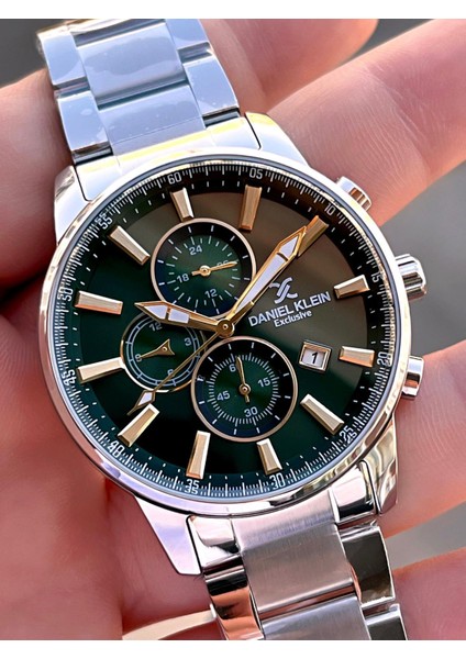 Çelik Kordon Kronometreli Kadran Tasarımı 3 Atm Suya Dayanıklı Erkek Kol Saati 10602.10 fırsatları