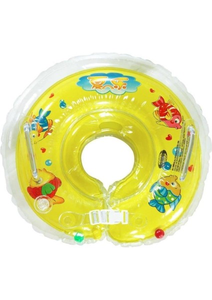 Bebek Yüzme Simidi, 40CM, Sarı, Rahat ve Güvenli Yüzme Deneyimi