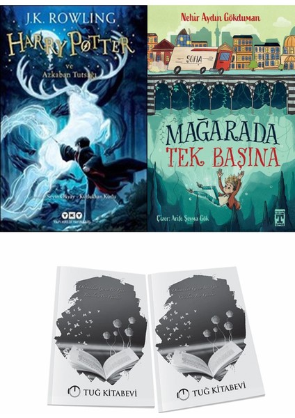 Harry Potter ve Azkaban Tutsağı ve Mağarada Tek Başına + Hediyeli