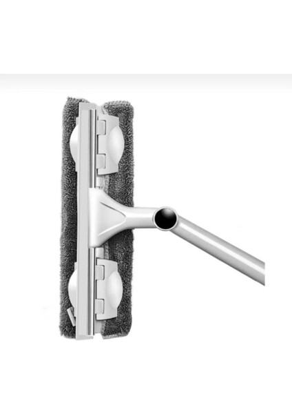 Pratik Mikrofiber Cam Silme Mop; Gri Renk, Kolay ve Etkili Temizlik Sağlar fiyatları